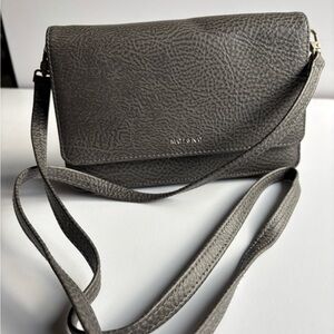 Matt & Nat Grey Vegan Crossbody Bag